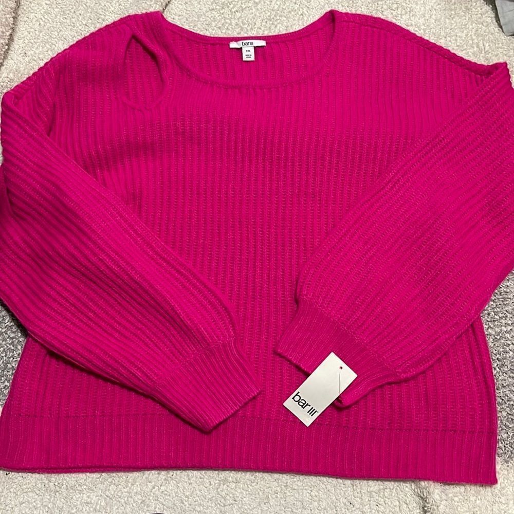 NWT- Bar lll - XXL. Knit Cutout Sweater